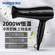 Borui hair dryer household hair dryer dormitory with high-power convenient quick-drying hot and cold air PH1625