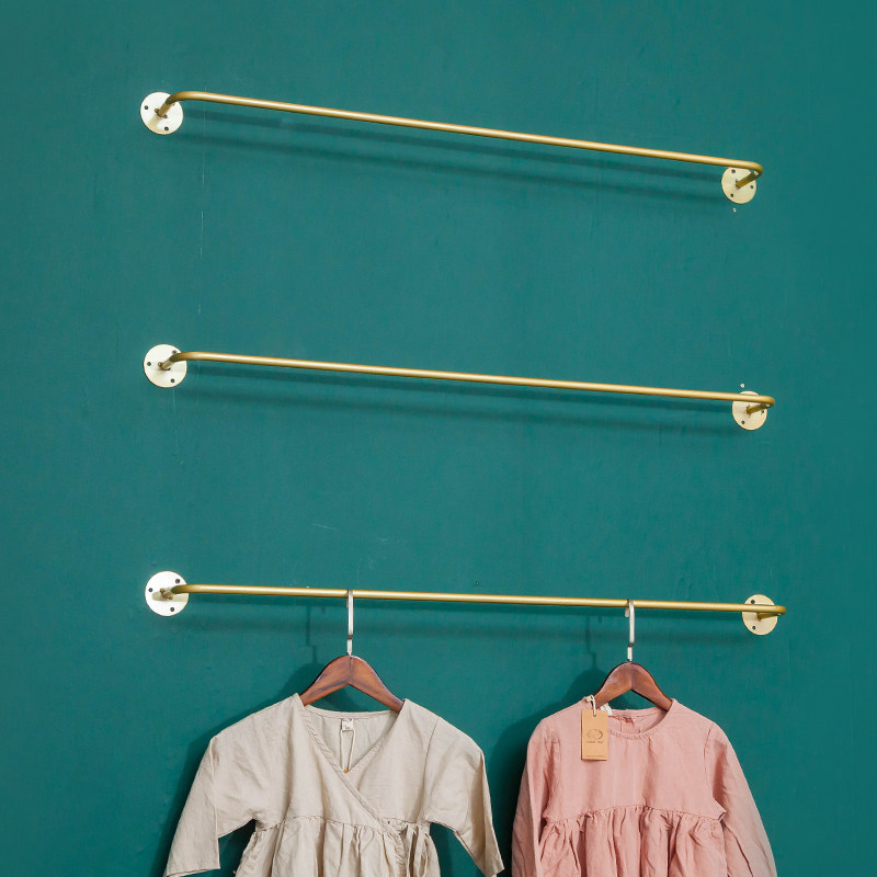 Clothing store bra underwear underwear display shelf front side hanging clothes rack wall hanging hanger scarf rack