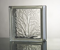 Jinghua brand glass brick home decoration partition porch coral pattern with Jinghua anti-counterfeiting big discount