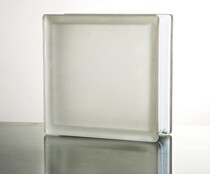 Jinghua brand glass brick good privacy effect partition wall background wall 190 frosted white and straight through