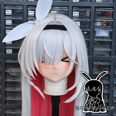 【 Rabbit 】KIGURUMI Head Shell /KIGURUMI mask, Prana Finished Product Display