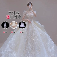 Qiti Wedding Dress+Три -Куплент для отправки воротника