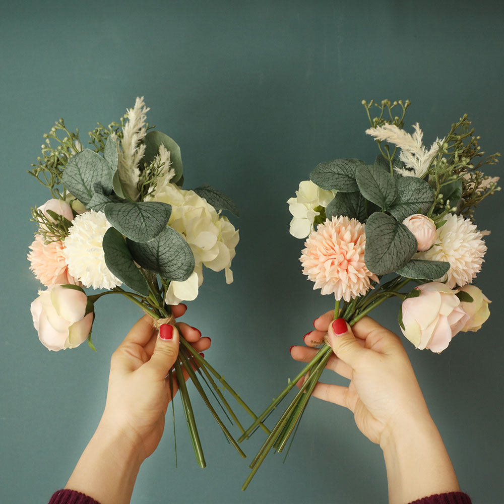 Nordic in simulation flower flower bouquet furnished home living room dining table plastic flower flower flower flower art