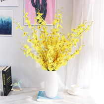  European-style simulation flower dancing orchid set fake flower dried bouquet Home living room dining table TV cabinet decorative floral ornaments