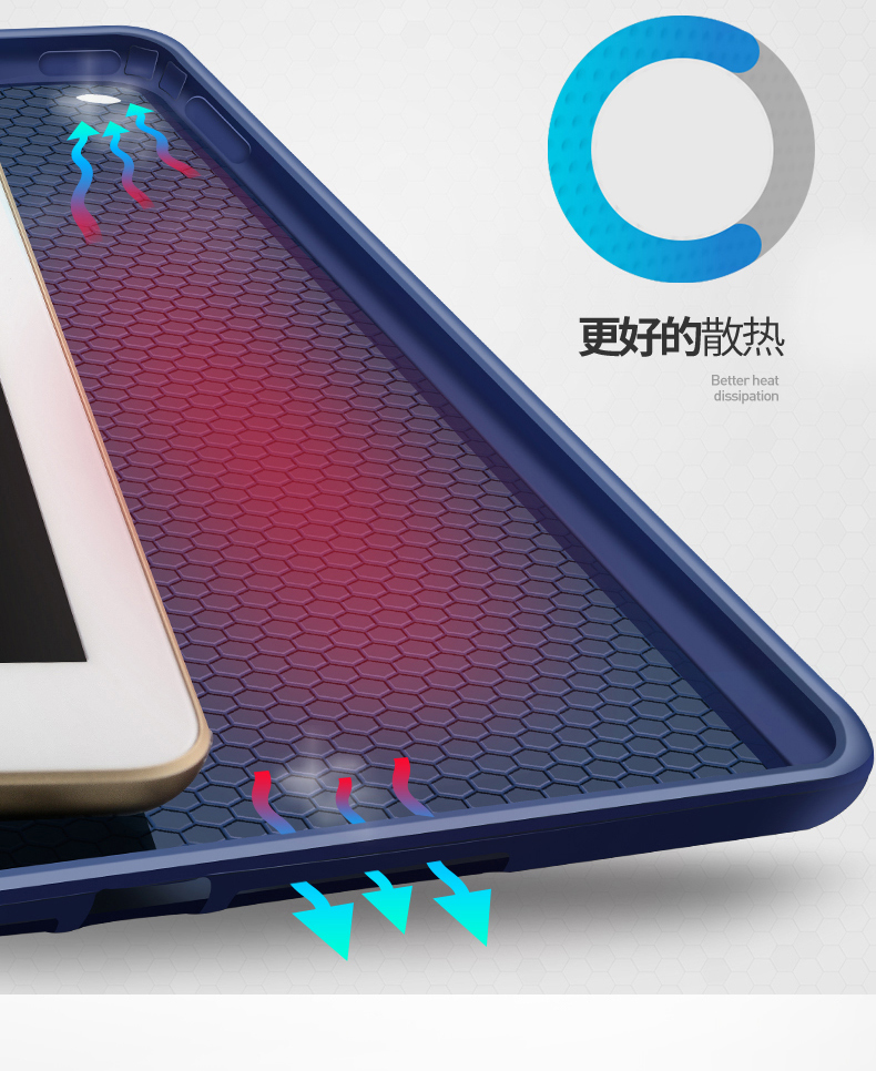 2018 Các 9,7-inch của Apple iPad tay áo bảo vệ Tablet PC vỏ bảo vệ mni5 mới ipadmini4 7,9 inch nhỏ giọt kháng silicone da mềm mô hình vỏ bao gồm tất cả mỏng ròng đỏ mềm - Phụ kiện máy tính bảng bàn phím ipad pro 11 2020