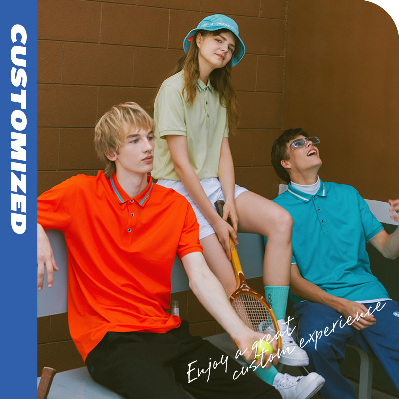 2021 Jade silk Worksuit custom T - shirt printed logo cultural shirt company clothing over - collar short sleeve clothes