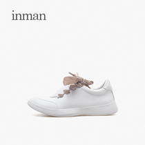Yinman thick-soled casual shoes Spring and Autumn new white shoes female flat-bottomed sweet versatile students