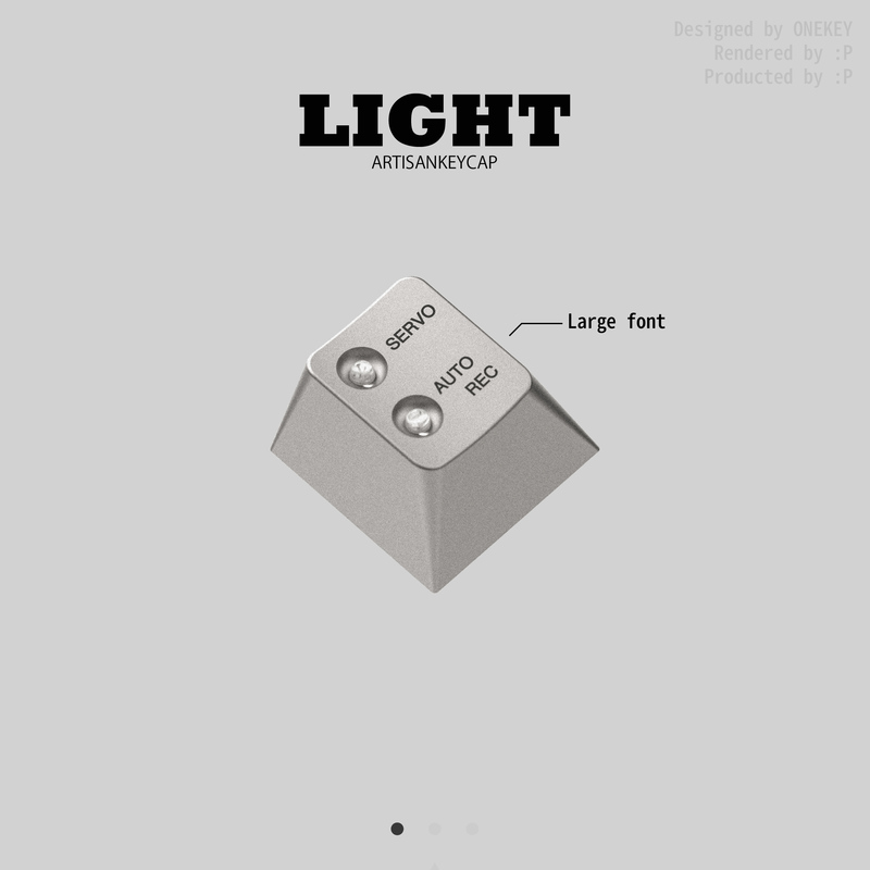 【Pcp】Pe-K-4.5｜Light Personalized Metal Keycaps