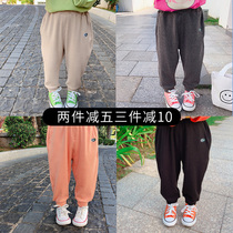 Girls 2020 Spring baby baby foreign gas Korean loose casual pants children carrot pants pants pants tide