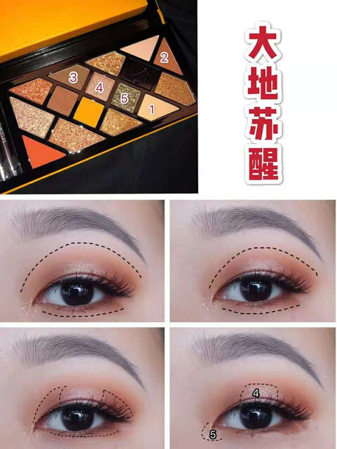 Zhiyouquan Zhang Yunlei Tarot Brand 15-Color Eye Shadow Glitter Pearlescent Sequin Matte Eye Shadow Palette for Students ins Super Hot