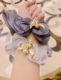 Floral-Inspired Hair Ties, High-End Scrunchies for Women, Ponytail Holders, Simple and Elegant Hair Accessories