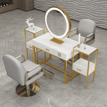 Simple photo studio dressing table with lamp vanity mirror bedroom crew school special dressing table cabinet one-body mirror studio