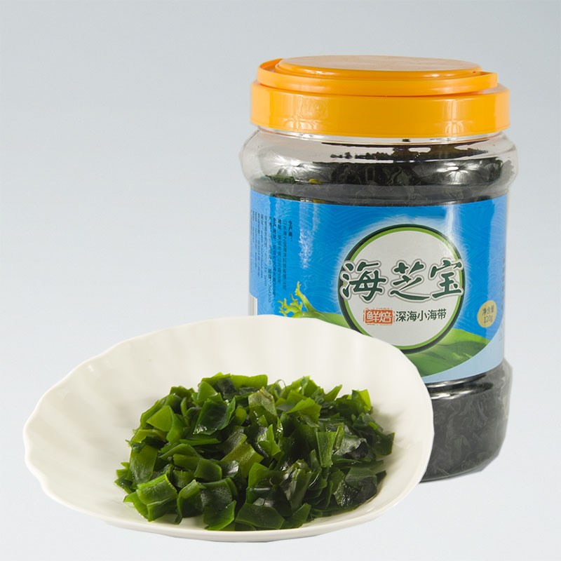 Sea Cheebao Fresh Roasted Deepwater Small Kelp 120g Free Washing No Sand Dry Kelp Slice Dry Goods Kunbu water-fast food hot pot