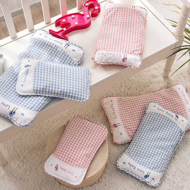 Student Sesame Pillow Headgear 1-3-6 Year Old Child Pillowcase 30 * 50 Children's pillow core set of mother and baby shop The same paragraph