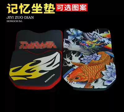 Fishing box seat cushion high elastic belt suction cup thick waterproof breathable cushion fishing Four Seasons fishing cushion seat ice cushion