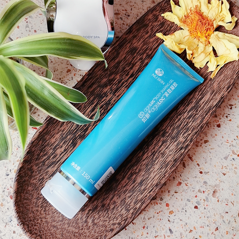 Domestically made NUSKIN such as the new compact gel SPA machine large blue rubber V face to get a body of orange peel and shovel meat