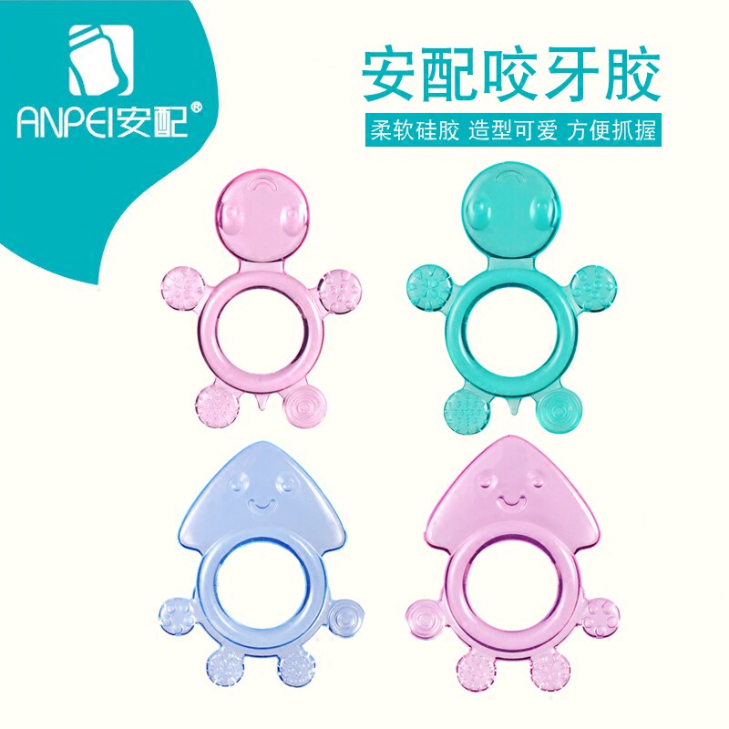 Equipped with tortoise Octopus tooth fixer Animal shaped tooth fixer Silicone grinder tooth fixer