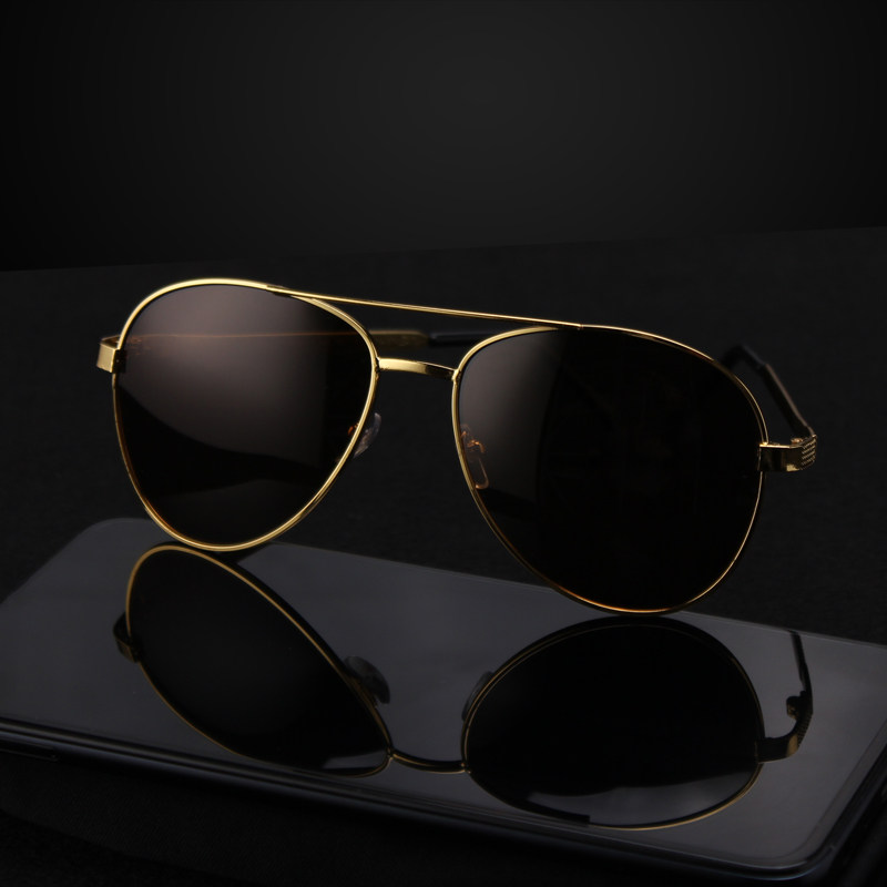 Men's Polarized Sunglasses, Avant-Garde Large-Frame Resin Glasses, Sunglasses, Universal Sports Aviator-Style Toad Glasses