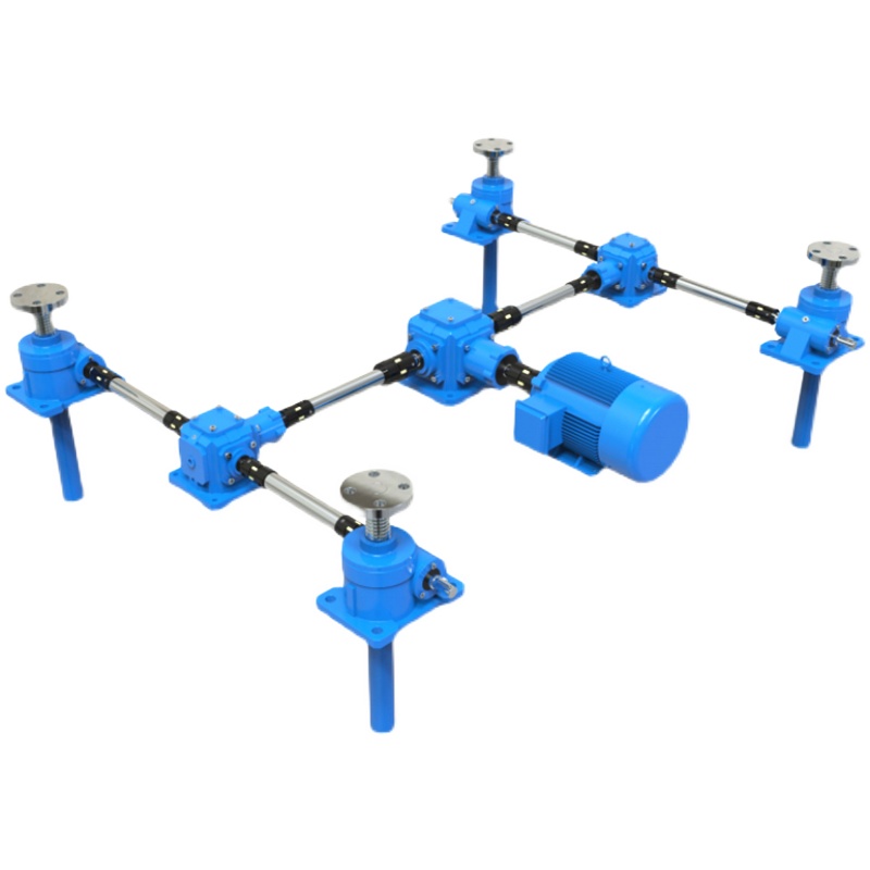 SWL Worm Gear Screw Lift Small Four Linkage Lifting Platform Hand Electric Lifting Platform