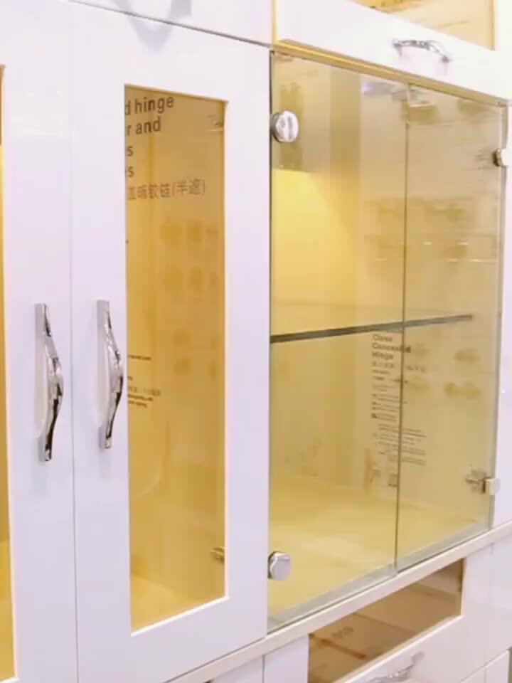 Huitailong hinge 304 stainless steel damping hydraulic buffer hinge thickened clothing integral cabinet door accessories Aircraft hinge