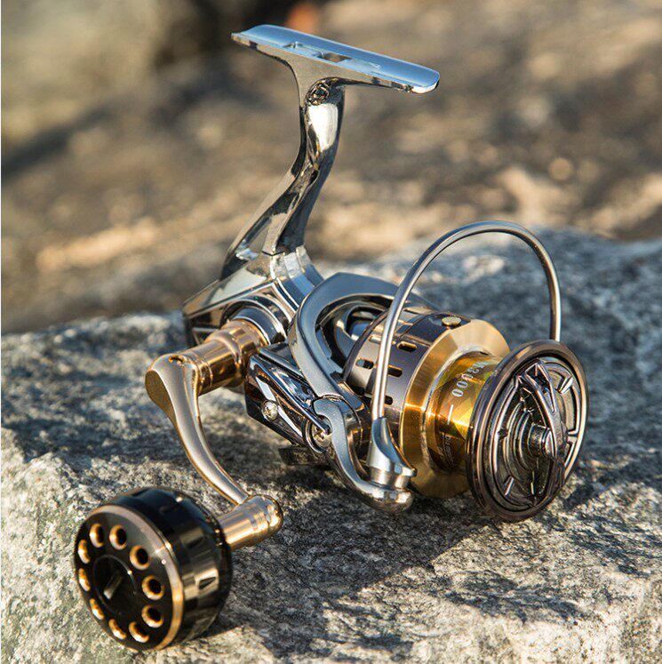Japan imported bearing fishing reel all-metal reel far throw sea rod fishing wheel line wheel bevel cup fishing wheel Luya wheel