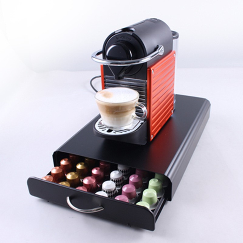 Multiple specifications apply to Nestle NESPRESSO small capsule coffee rack storage display rack storage metal drawer