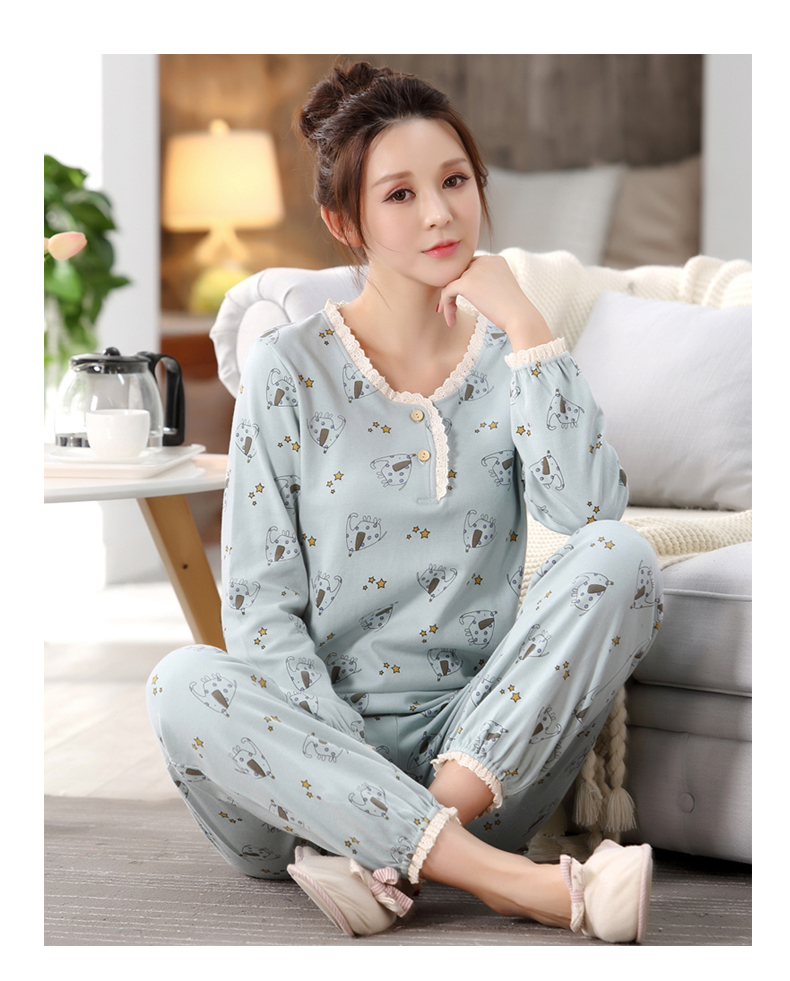 Pyjama pour femme U.M.CLOSETU    en Coton à manches longues - Ref 2994794 Image 19
