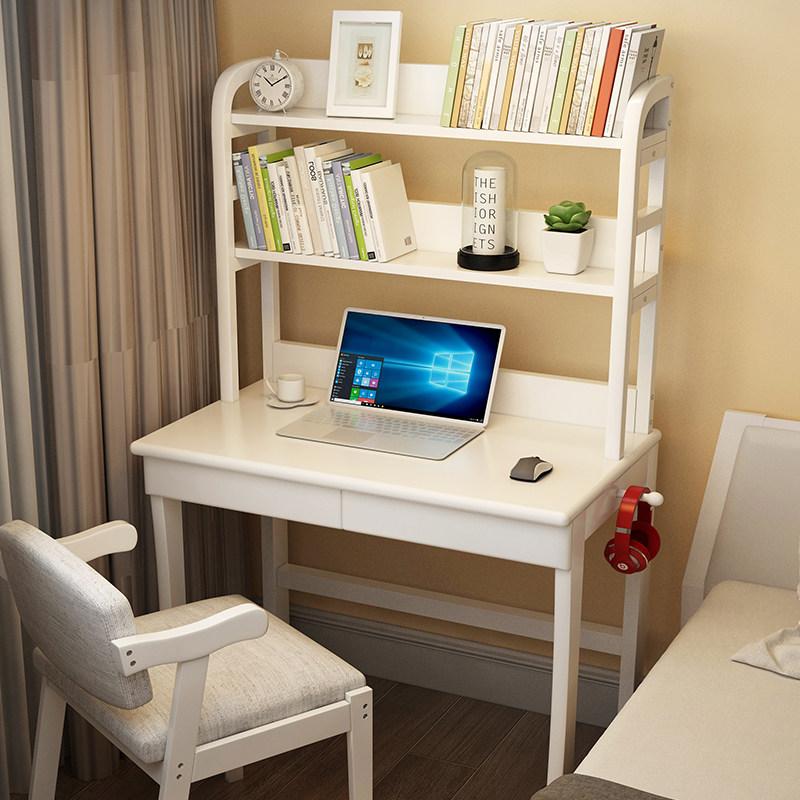 Nordic bedroom solid wood small desk mini household small apartment length 80 90cm junior and middle school students study computer desk