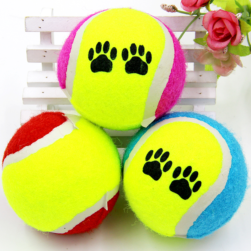 Pet đồ chơi bóng mèo chó nút xương sang trọng cắn âm thanh quần vợt đồ chơi cho chó cắn