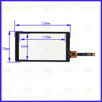 GME0968A电容触摸手写外屏幕玻璃 GME0968A 6PIN  128*70MM 5寸