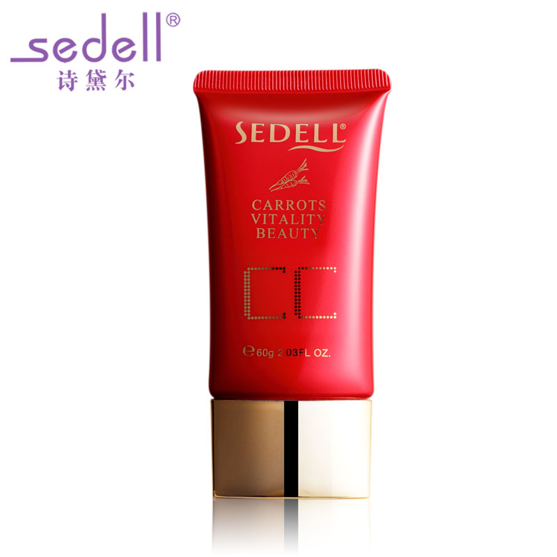 sedell诗黛尔 红萝卜素健康色CC霜 bb霜保湿 裸妆遮瑕强 60g