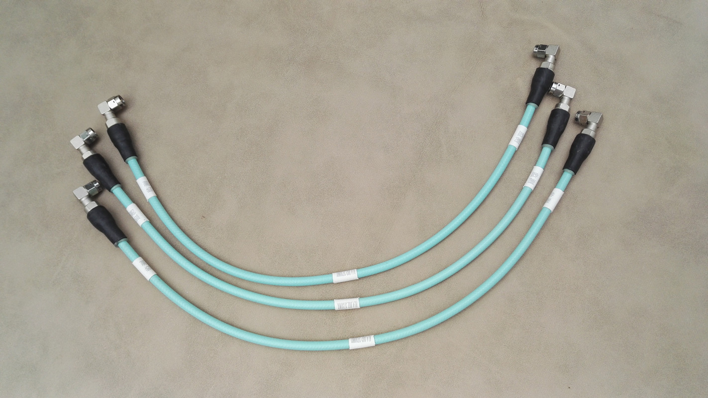 SMA-JW210G / SMA-JW210G 射频同轴线镀银线高频SMA双公双弯50欧