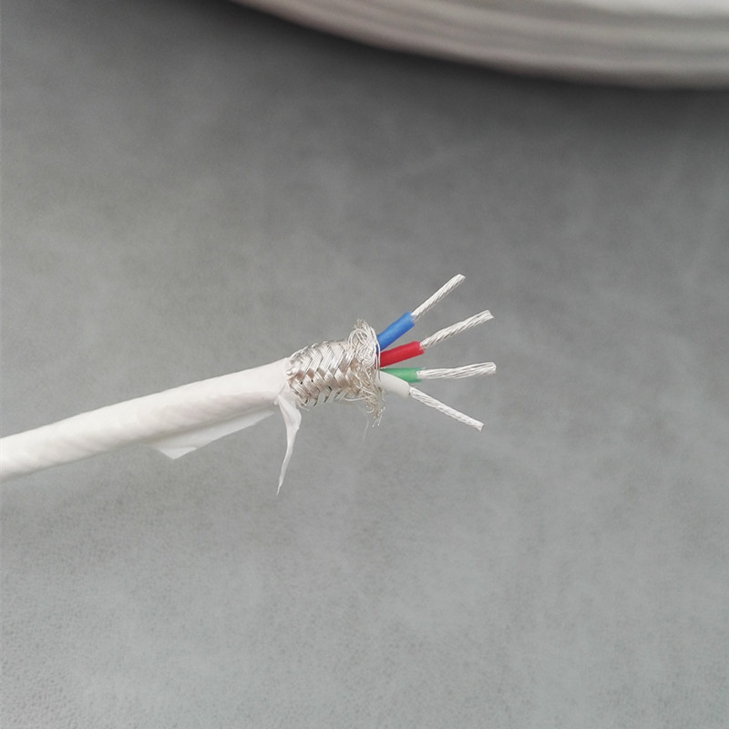 进口FPFQ-2航空级4X0.3平方信号线特氟龙镀银线PTFE推挤耐高温260