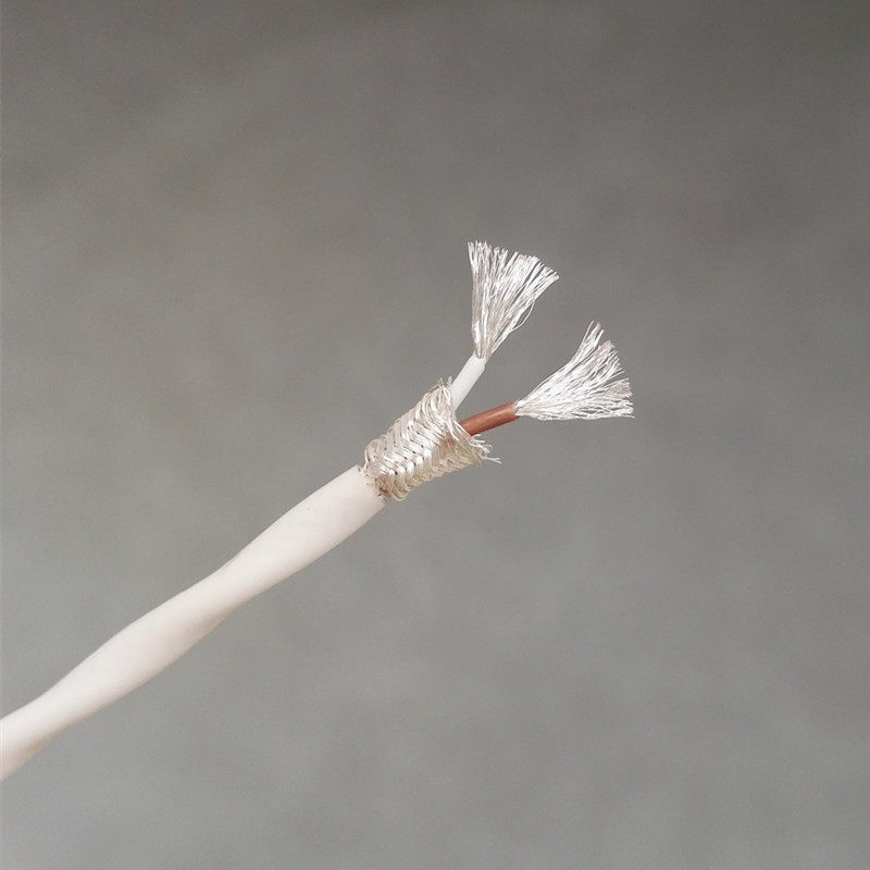 瑞士原装进口occ-7n 高纯度单晶铜镀银线2芯屏蔽信号线音频机内线
