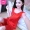 Bộ đồ ngủ nữ mùa hè tay áo mỏng Nội thất gia đình Công chúa ngọt ngào Sexy Hàn Quốc Dễ thương Hai mảnh Set lụa - Giống cái
