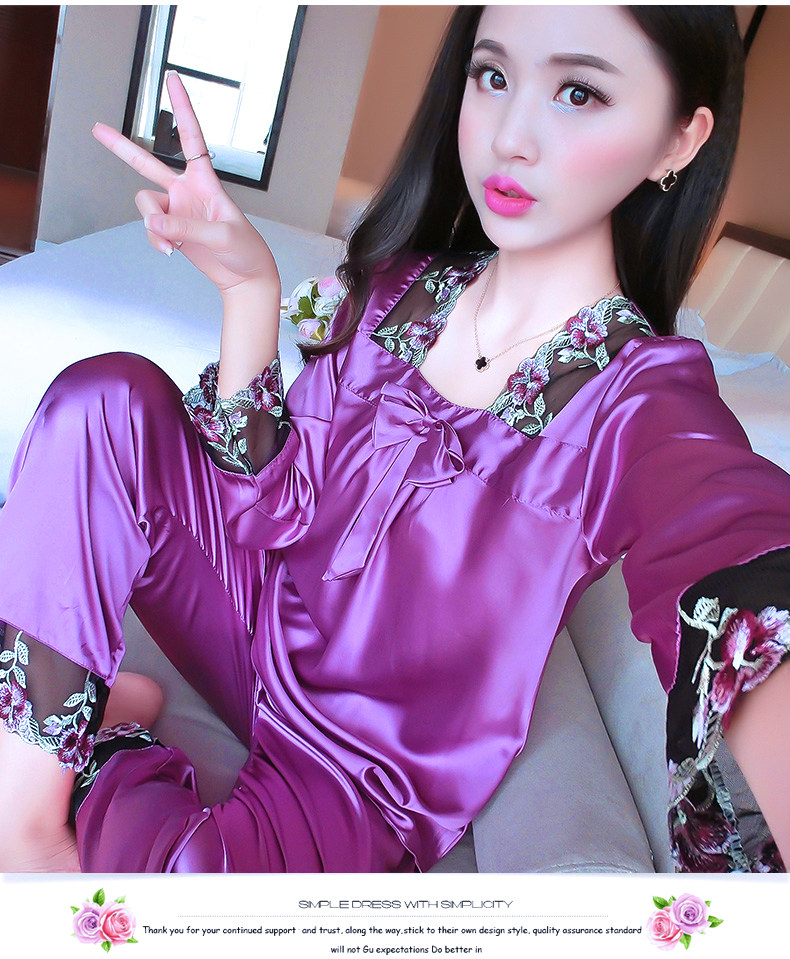 Pyjama pour femme en Polyester Polyester  à manches - Ref 2992716 Image 49