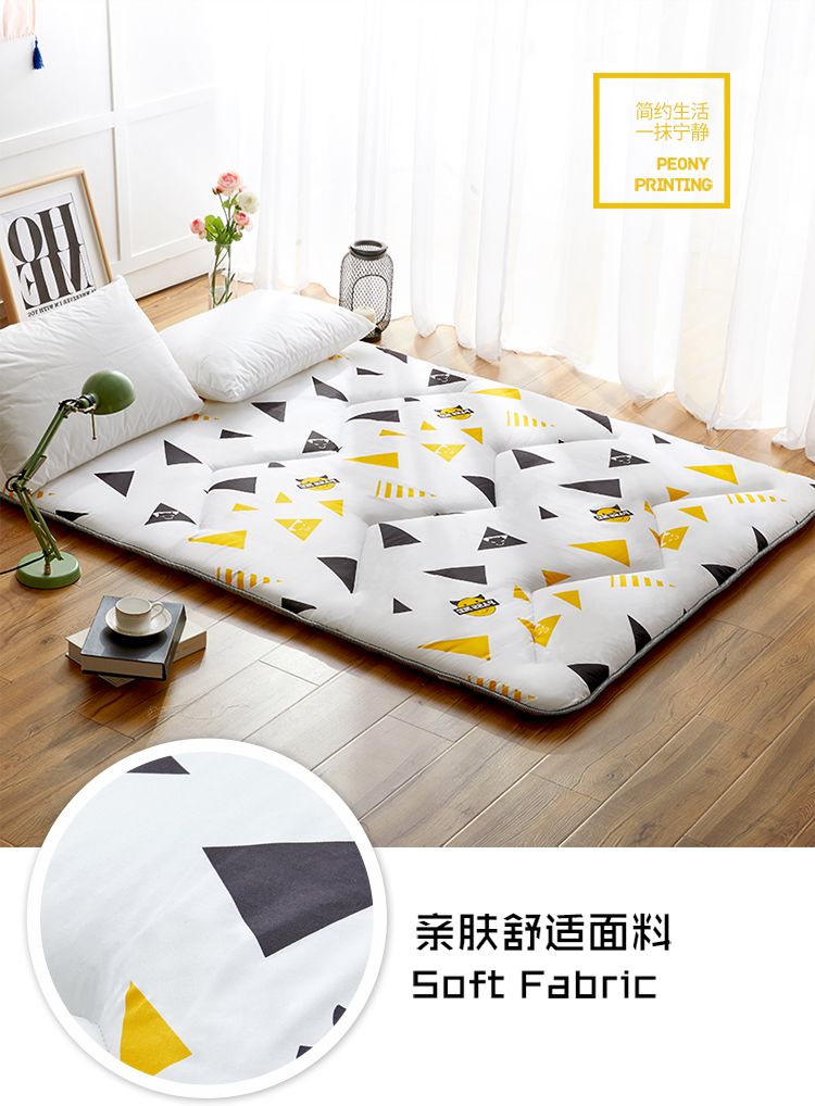 Dày lên 1.5m1.8m gạo nệm tatami gấp sàn ngủ pad giường đôi duy nhất 褥 sinh viên ký túc xá pad quilt