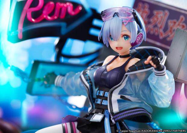 SSF 1/7 《Re:0》Rem Neon City Ver. Painted Figure Anime Girl