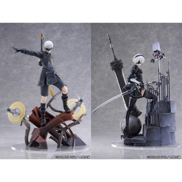 Authentic In-Stock  Proof Nier Automata 2B 9S Exploration and Ambush Genuine Figure