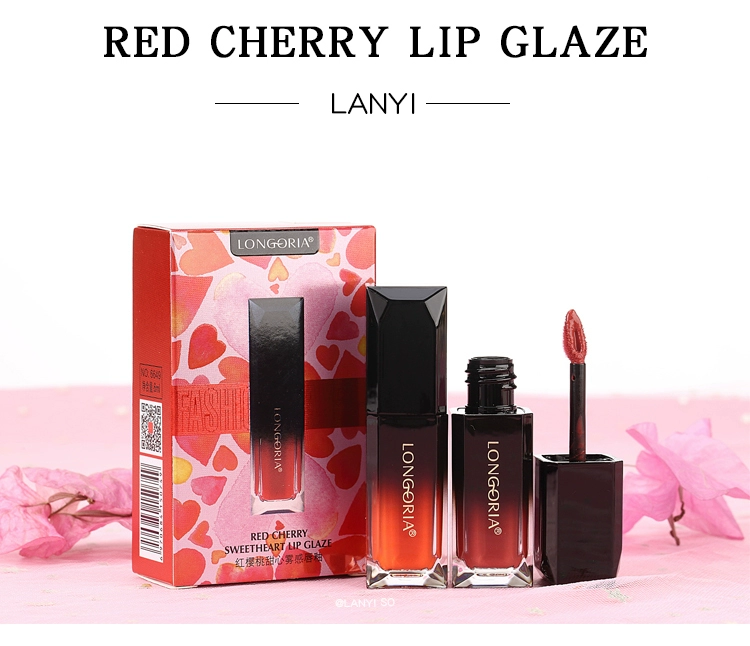 Lip glaze dy lip liquid lipstick giữ ẩm lâu không đánh dấu Hàn Quốc không thấm nước chống dính cup cắn môi trang điểm son bóng thương hiệu quốc gia - Son bóng / Liquid Rouge