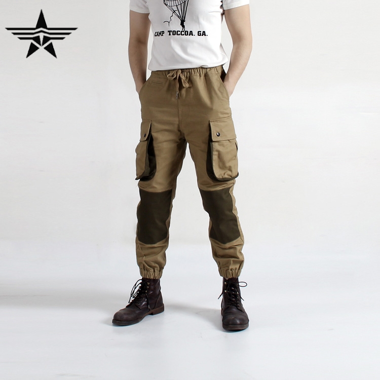 American M42 Parachute Costume Improved Left Footwear Pants All Cotton Ka 101 Airborne Parachute Pants Leisure Pants