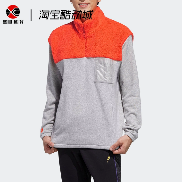 Xicheng Sports Adidas Adidas Pikachu Pokémon kết hợp thể thao áo len chui đầu cổ đứng FU3917 - Thể thao lông cừu / jumper