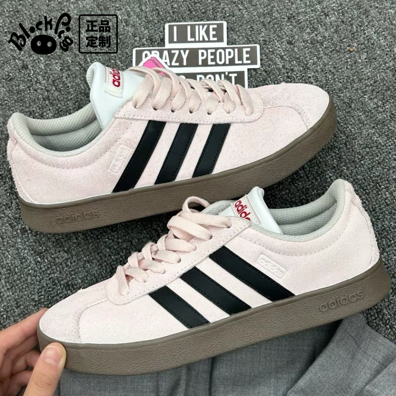 Custom Sneakers Adidas Neo Vi Court Koala Love Pink Raspberry Ballet Low-Top Unisex Sneakers