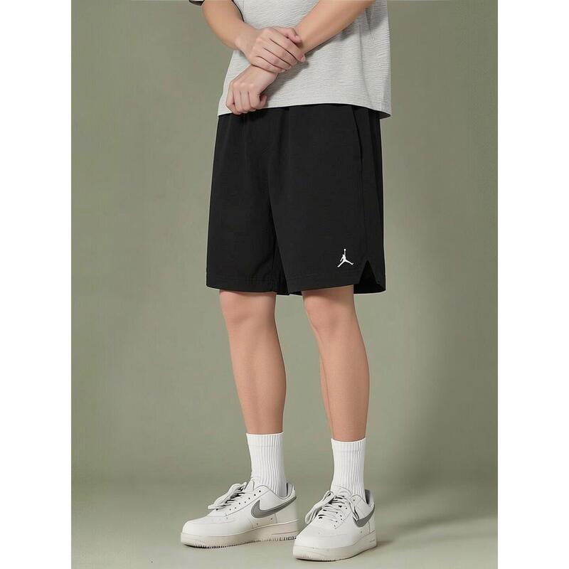 Jordan Genuine Basketball Shorts Men's Aj Shorts Quick-Dry Sports Pants Black Trendy Pants