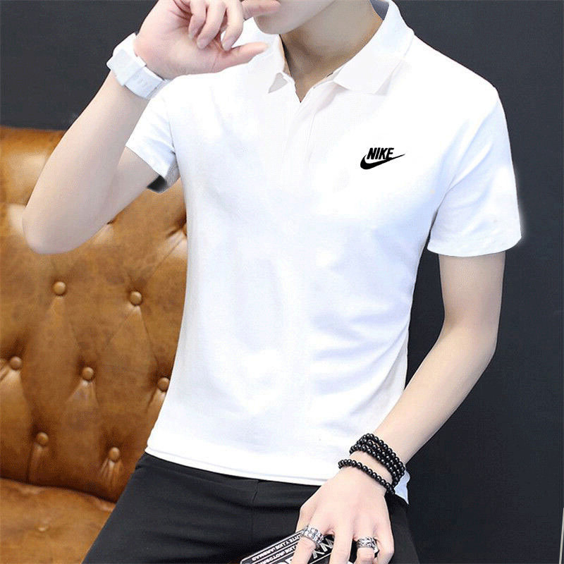 Nike Nike Short-Sleeved Men's Polo Top Summer 22 New Sports Half-Sleeved White Casual Cotton T-Shirt for Men Nike Nike Short-Sleeved Men's Polo Top Summer 22 New Sports Half-Sleeved White Casual Cotton T-Shirt for Men