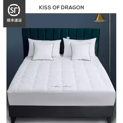 Antibacterial and anti-mite Class A bed cover single-piece cotton 1 8m cotton thickened padded bed cover Simmons bed pad protective cover