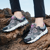 Spring Special Price Womens Outdoor Shoes Shock Absorbing Non-slip And Breathable Mountaineering Shoes Women Hiking Shoes Casual Women Shoes Heightening Tourist Shoes