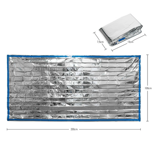 Дорожный антирадиационный спальный мешок, термос, спасательный жилет