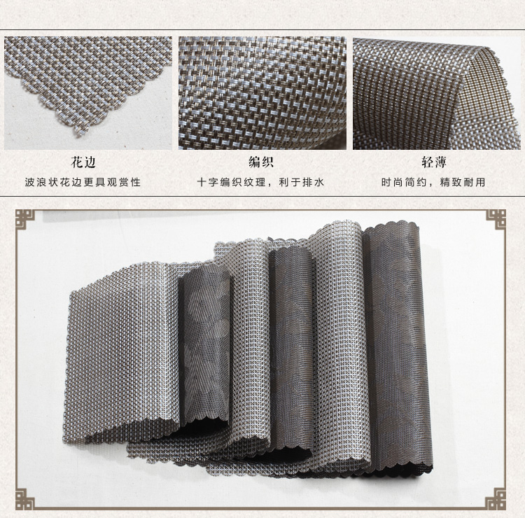 Tre mat trà mat sợi trà PVC đệm trà khay trà trà trà dư lượng lọc mat Kung Fu trà với các phụ kiện trà bộ tách trà cao cấp