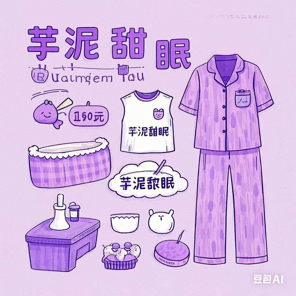 芋泥甜眠家居服的LOGO